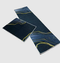 Charger l'image dans la galerie, Tapis anti tache Cuisine 2Pcs-Blue Gold
