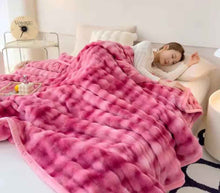 Charger l'image dans la galerie, Plaid rembourre double couleur