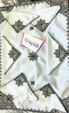 Charger l'image dans la galerie, Ensemble artisanale (Nappe+serviettes+cache plateaux) 22 Pieces