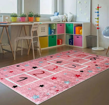 Charger l'image dans la galerie, Tapis Anti-Tache fille Jeu de monde -rose
