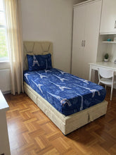 Charger l'image dans la galerie, Drap Housse +Taie d'oreiller Tour efeil Bleu