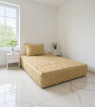 Charger l'image dans la galerie, Ensemble Drap +Housse Taie polaire motif tricot 1 place-Beige