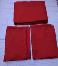 Charger l'image dans la galerie, Drap Housse + 2 Taie d'oreiller Unicolor Rouge