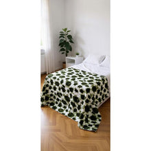 Charger l'image dans la galerie, Couverture manta à motif-vert fonce
