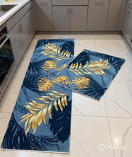 Charger l'image dans la galerie, Set 2 tapis cuisine-palmier Golden
