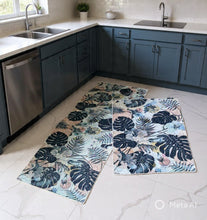 Charger l'image dans la galerie, Set 2 tapis cuisine-palmier

