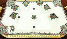 Charger l'image dans la galerie, Ensemble artisanale (Nappe+serviettes+cache plateaux) 22 Pieces
