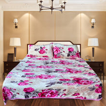 Charger l'image dans la galerie, Ensemble complet plaid +2 taies d'oreiller arabica
