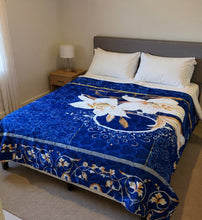 Charger l'image dans la galerie, Plaid en flanelle -Lucia Flora Blue
