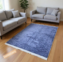 Charger l'image dans la galerie, Tapis  Fourrure lisse Geometric -Gris
