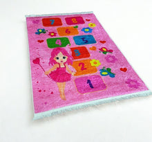 Charger l'image dans la galerie, Tapis Anti-Tache fille Jeu de monde -
