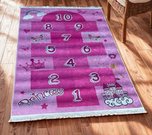 Charger l'image dans la galerie, Tapis Anti-Tache fille Jeu de monde -
