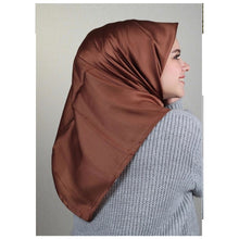 Charger l'image dans la galerie, Foulard ,écharpes carrées en satin de soie Turc - Couleurs Fonce

