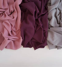 Charger l'image dans la galerie, Pack de Chale hijab en crepe mousseline x 3pieces
