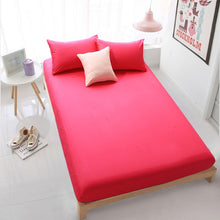 Charger l'image dans la galerie, Drap Housse + 2 Taie d'oreiller Unicolor Rouge
