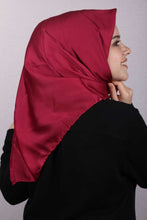Charger l'image dans la galerie, Foulard ,écharpes carrées en satin de soie Turc - Couleurs Fonce
