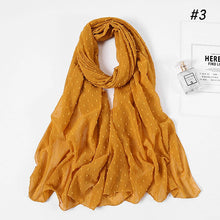 Charger l'image dans la galerie, Chale hijab en chiffon mousseline pompom
