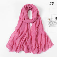Charger l'image dans la galerie, Chale hijab en chiffon mousseline pompom
