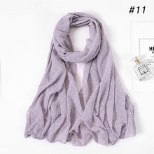 Charger l'image dans la galerie, Chale hijab en chiffon mousseline pompom
