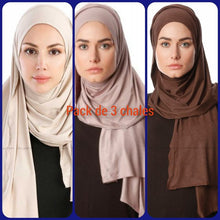 Charger l'image dans la galerie, Pack de 3 chales lycra couleur tendance
