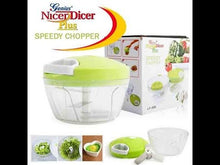 Charger et lire la vidéo dans la visionneuse de la Galerie, Nicer Dicer Plus Speedy مفرمة يدوية صغيرة
