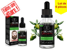 Charger l'image dans la galerie, Lot de 6 pieces Huile à barbe ultra-hydratante /d'huiles essentielles
