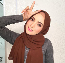 Charger l'image dans la galerie, Chale hijab en crepe mousseline
