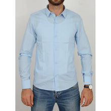 Charger l'image dans la galerie, Sacrée Manche Chemise coupe slim-bleu ciel
